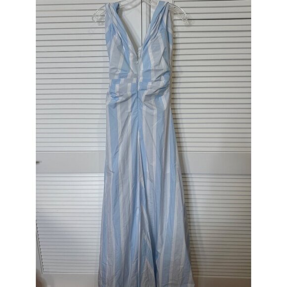 STAUD Lipari Adriatic Stripe Off-Shoulder Maxi Dress Size 6 - Picture 10 of 10
